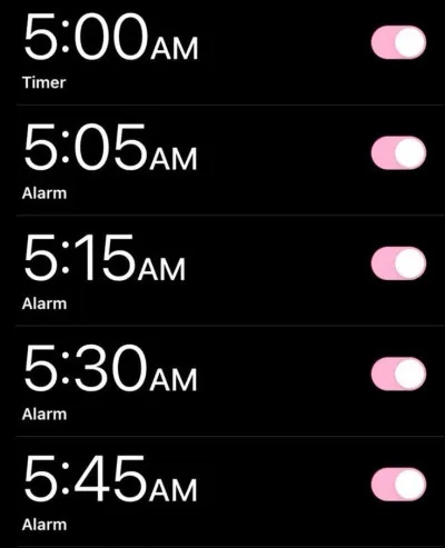 Serais-tu capable de te lever &agrave; 5 h 30 tous les matins jusqu'au vendredi ?