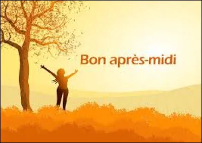 Est-ce qu'on dit un ou une apr&egrave;s-midi ?