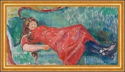 Qui est l'auteur de ce tableau intitul&eacute; "Sur le sofa" ?