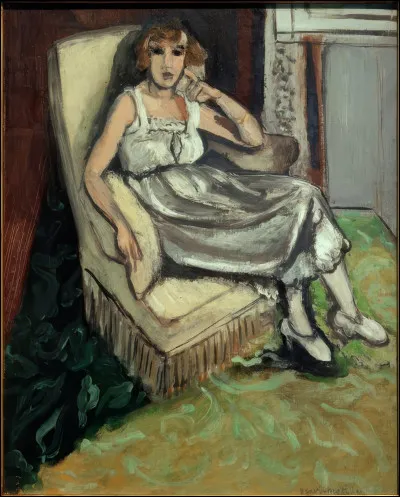 Qui a eu pour muse cette femme dans un fauteuil ?