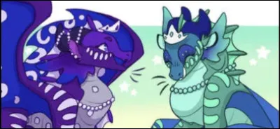 Quels sont les dragons qui discutent en correspondance dans "Correspondance d�Ailes de Mer d�autrefois" ?