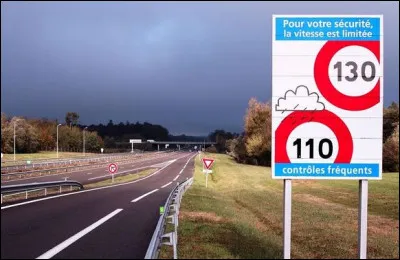 &Agrave; quelle vitesse minimum doit-on circuler sur la voie de gauche dans le code de la route en France ?