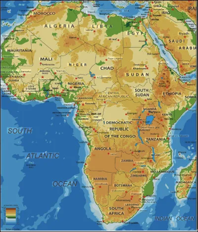 Quel pays n'est pas limitrophe de celui de l'&Eacute;gypte ?