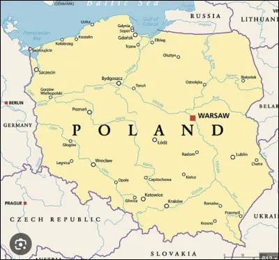 Quel pays n'est pas limitrophe de celui de la Pologne ?