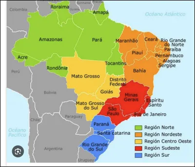Quel &Eacute;tat du Br&eacute;sil n'est pas limitrophe de celui du Mato Grosso ?