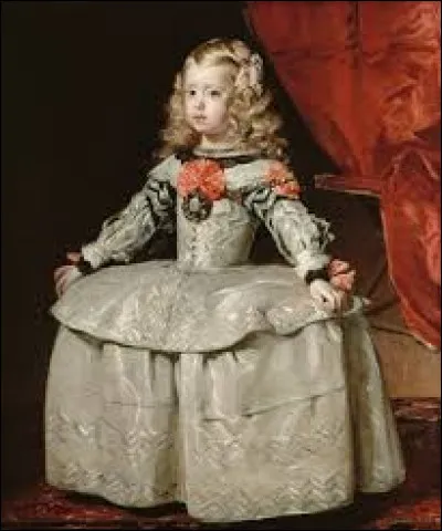 R&eacute;alis&eacute;e en 1656, ''L'Infante Marguerite en robe blanche'' est l'�uvre du peintre baroque...