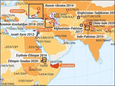 Il y a de nombreux diff&eacute;rends ... dans le monde