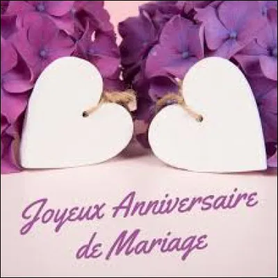 40 ans de mariage correspondent aux noces...
