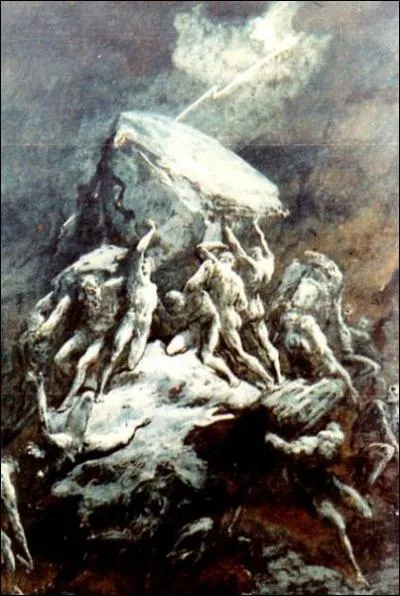 La Gigantomachie tait une Guerre qui opposait les Gants aux :