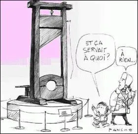 Quelle est l'anne de l'abolition de la peine de mort en France ?