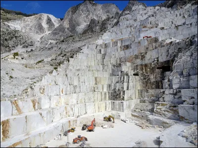 Le marbre vient de cette ...