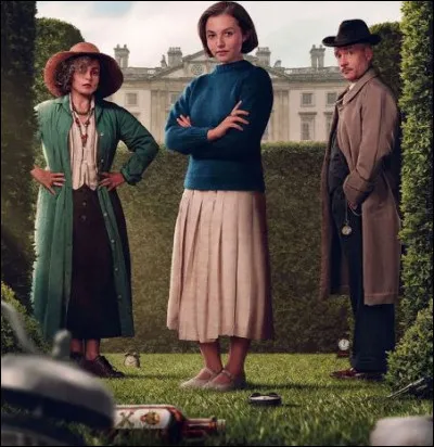 Quelle mini-s&eacute;rie Netflix est repr&eacute;sent&eacute;e par cette affiche ? Avec notamment le personnage de Bundle.