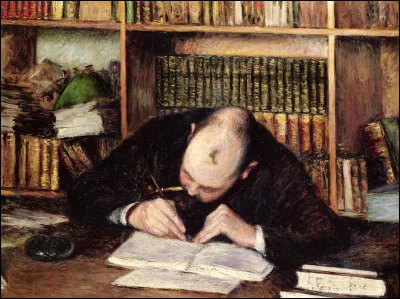 Qui a peint "Portrait d'un homme &eacute;crivant dans son bureau" ?