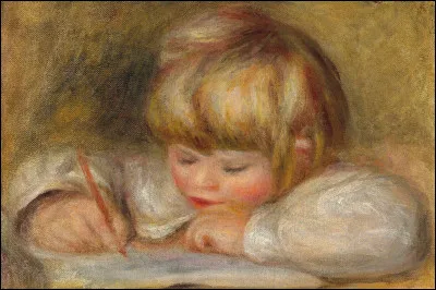 Qui a repr&eacute;sent&eacute; son fils "Coco &eacute;crivant" ?