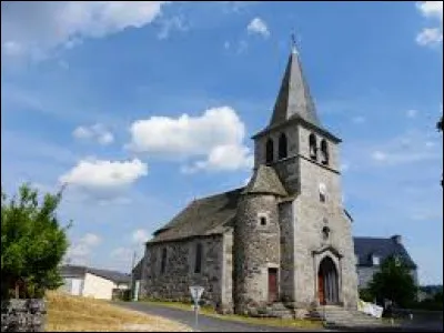 Voici l'&eacute;glise Saint-Jean-Baptiste, &agrave; Huparlac. Village Aveyronnais, il se situe dans l'ancienne r&eacute;gion ...