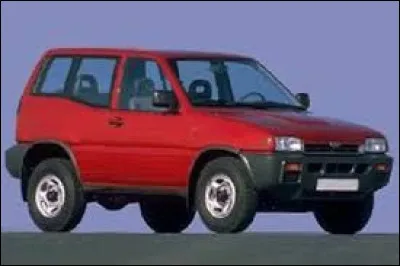 Quel est le nom de ce 4X4 ?
