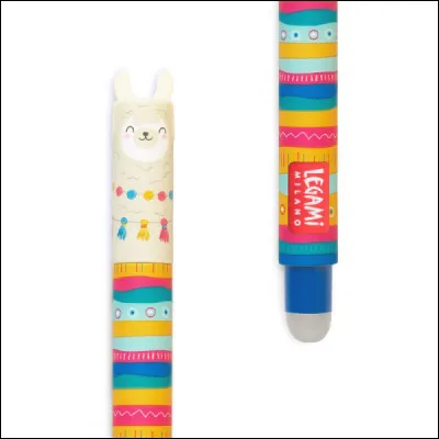 Quelle est l'inscription de ce stylo Legami ?