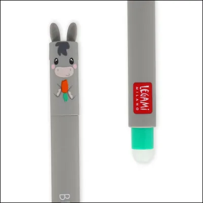 Quelle est l'inscription de ce stylo Legami ?