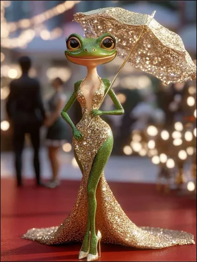 Une grenouille chic et italienne.Son nom est...