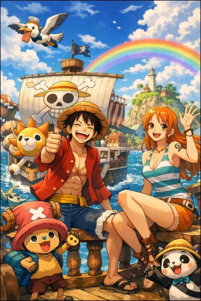 Un &eacute;quipage de pirates excentriques traverse les mers &agrave; la recherche d�un tr&eacute;sor l&eacute;gendaire, chacun avec son r&ecirc;ve unique et des pouvoirs sp&eacute;ciaux. Quel manga est-ce ?
