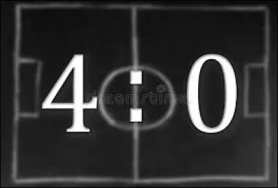 4 - 0 : le ... est sans appel