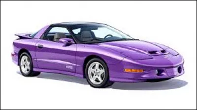 Quel est le nom de cette voiture violette ?