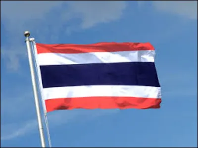 Ce drapeau est celui de la Tha&iuml;lande.