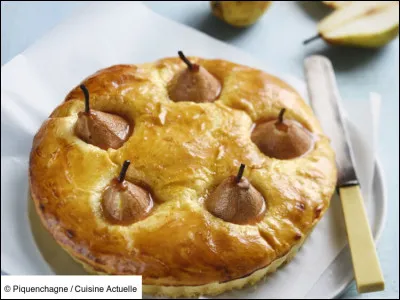 Quelle est l'origine du piquench&acirc;gne p&acirc;tisserie traditionnelle &agrave; base de poires, une sorte de p&acirc;t&eacute; aux poires ?