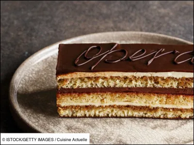 L'op&eacute;ra est constitu&eacute; d'une succession de biscuit Joconde, de ganache au chocolat et de cr&egrave;me au beurre au caf&eacute;. Qu'est ce qu'un biscuit Joconde ?