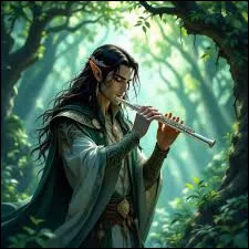 De quel instrument de musique Ecthelion joue-t-il particuli&egrave;rement bien ?