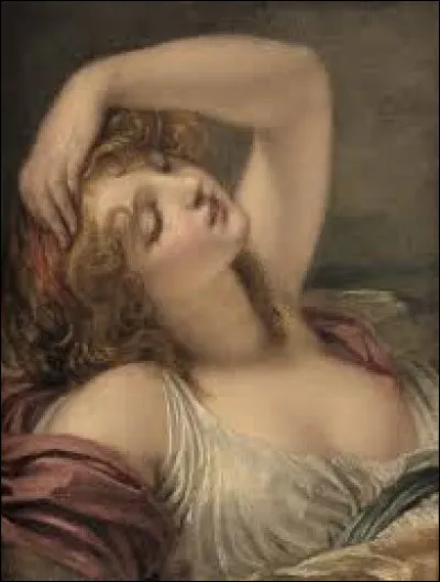 Dans les ann&eacute;es 1770, quel peintre a r&eacute;alis&eacute; cette toile intitul&eacute;e ''Jeune fille lascive'' ?
