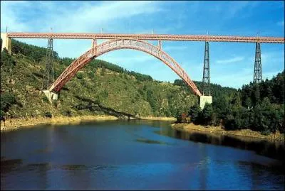 Dans quel dpartement auvergnat se situe le viaduc de Garabit construit par Eiffel ?