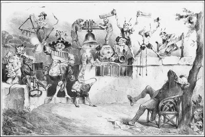 On parlait en la circonstance d'un "charivari", appel&eacute; aussi [...Comment ?...] &agrave; l'&eacute;poque, o&ugrave; les participants, masqu&eacute;s et costum&eacute;s, s'esbaudissent &agrave; qui mieux-mieux.