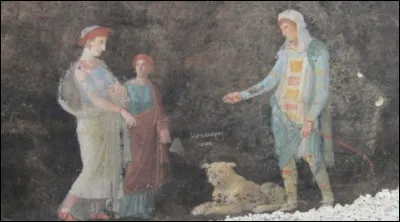 Si le site de Pomp&eacute;i (79 de notre &egrave;re, [...], frapp&eacute; par la 3e &eacute;ruption du V&eacute;suve), a r&eacute;v&eacute;l&eacute; bien des vestiges comme autant de preuves de la m&eacute;moire du lieu soit 2/3, que d&eacute;couvrirent les arch&eacute;ologues il y a moins de 2 ans ?