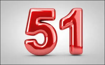 Comment &eacute;crit-on le nombre "51" en lettres en anglais ?