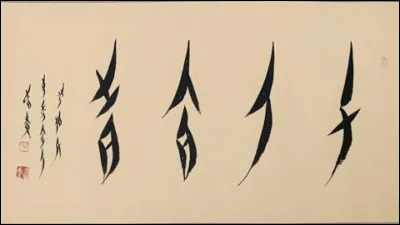 En Chine, invent&eacute;e vers l'an mille, l'&eacute;criture n&uuml;shu est exclusivement r&eacute;serv&eacute;e ...