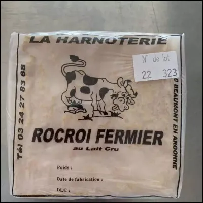 Rocroi d&eacute;signe un fromage au lait de vache. Dans quel d&eacute;partement ce fromage non prot&eacute;g&eacute; est-il fabriqu&eacute; ?