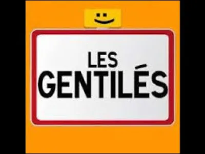 Qui d&eacute;signe-t-on par le gentil&eacute; Angevins et Angevines ?