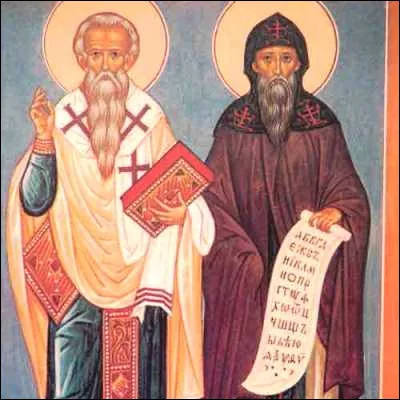 Quel alphabet a &eacute;t&eacute; d&eacute;velopp&eacute; en se basant sur les travaux linguistiques de saint M&eacute;thode et de son fr&egrave;re ?