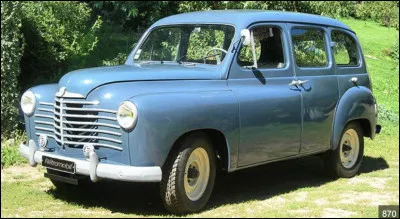 Quel est le nom de ce mod&egrave;le break produit par Renault de 1950&agrave; 1957 ?