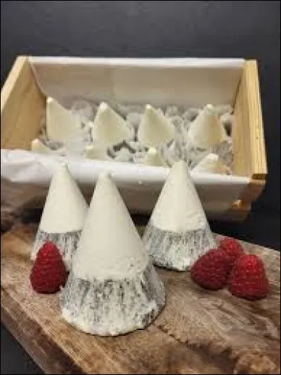 Quel est ce fromage de ch&egrave;vre au lait cru, en forme de c&ocirc;ne allong&eacute;, dont la base est recouverte d'herbes de Provence ?