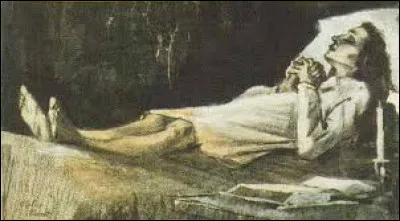 Quel postimpressionniste a r&eacute;alis&eacute; ce dessin sur papier aquarelle, intitul&eacute; ''Femme sur son lit de mort'', en 1883 ?