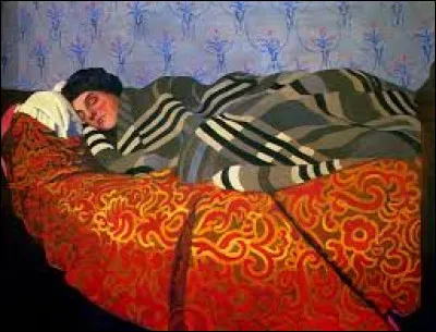 Lequel de ces trois nabis a r&eacute;alis&eacute;, en 1899, cette toile intitul&eacute;e ''Femme couch&eacute;e dormant'' ?