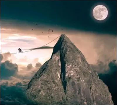 Terminons avec une expression. Viser la lune signifie r&eacute;aliser l'impossible.