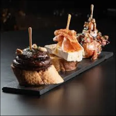 Allez, une facile ! D�o&ugrave; viennent les pintxos ?