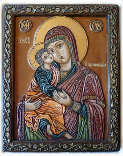 Que reprsente l'icne de la Vierge Eleousa ?