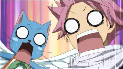 Comment s'appelle le chat qui accompagne Natsu ?