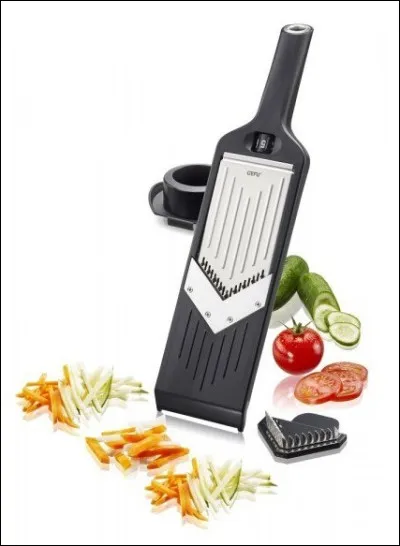 Cette r&acirc;pe &agrave; l&eacute;gumes se nomme...