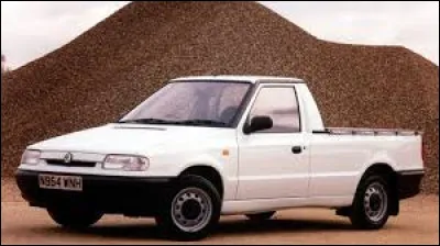 Vous avez ici la version pick-up de la �koda ...