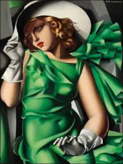 Quelle femme peintre est l'auteur du portrait "Jeune fille aux gants" ?